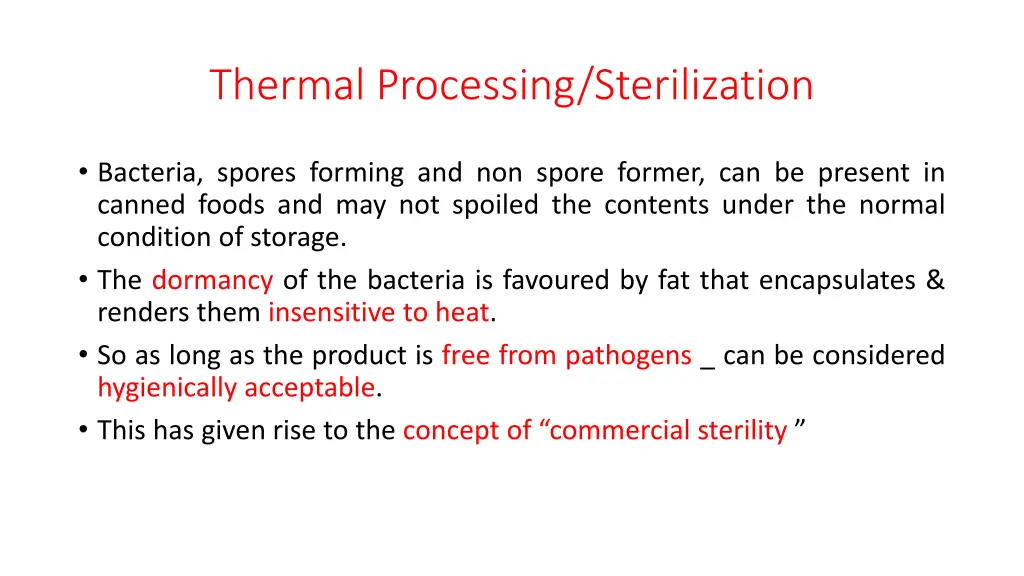 thermal processing sterilization 1