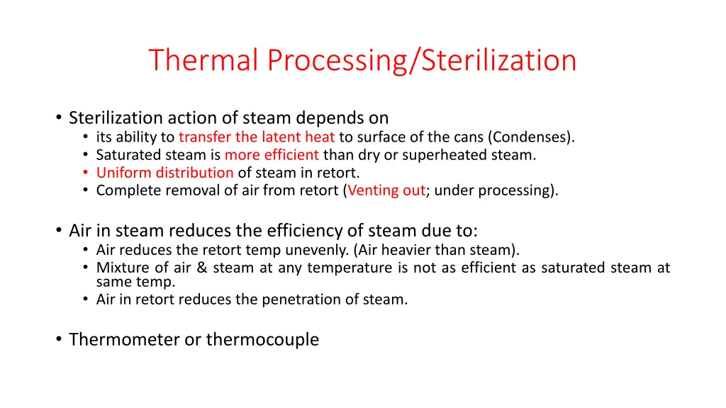 thermal processing sterilization 7