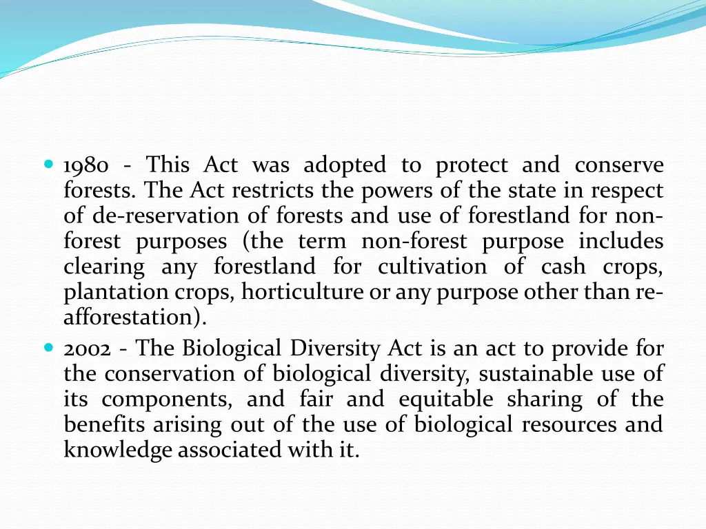 1980 this act was adopted to protect and conserve