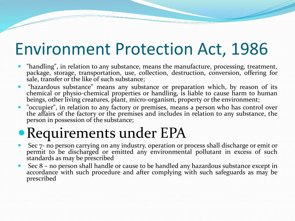 environment protection act 1986