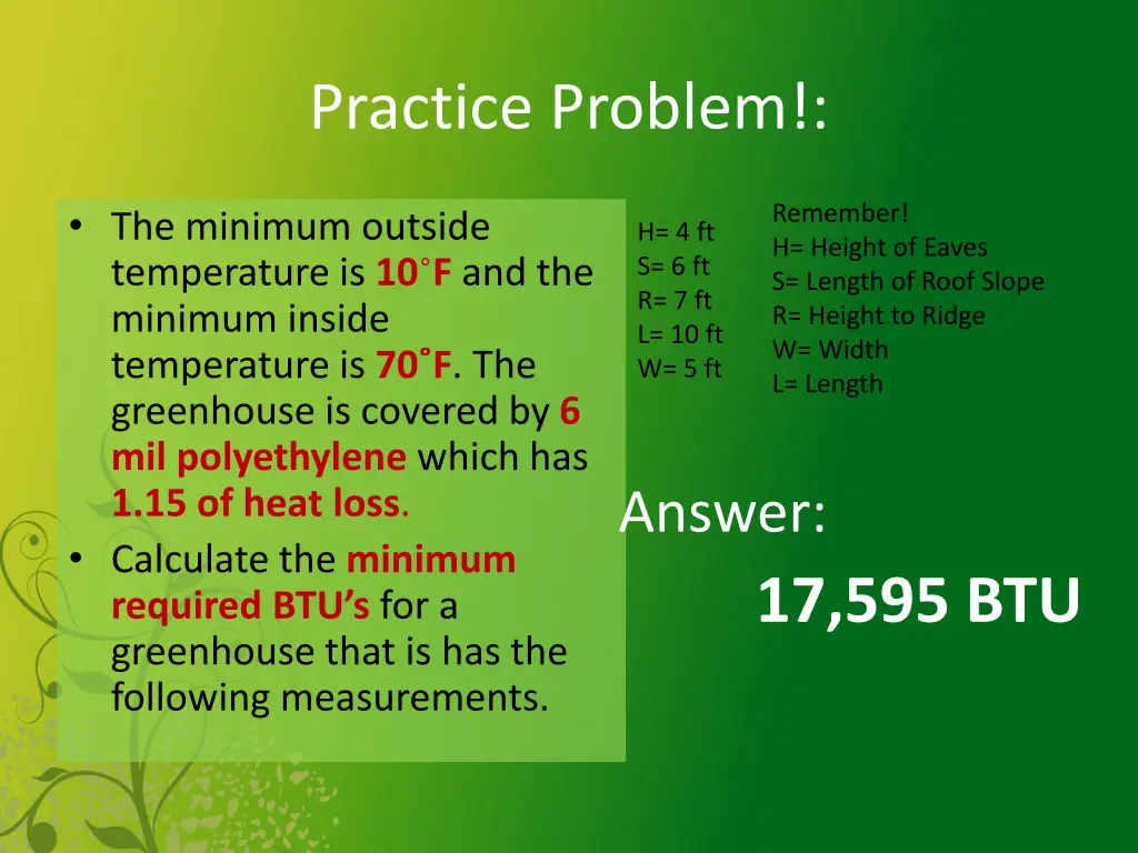 practice problem