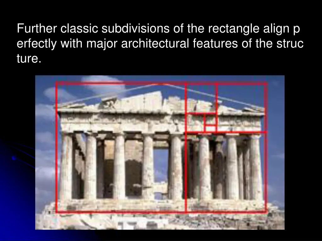 further classic subdivisions of the rectangle