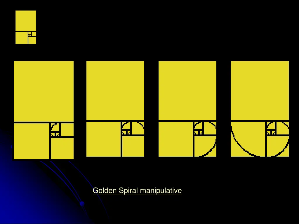 golden spiral manipulative