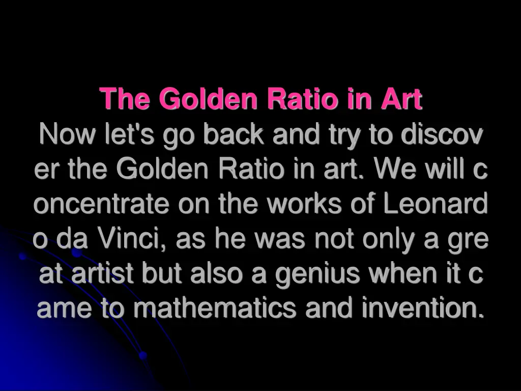 the golden ratio in art now let s go back