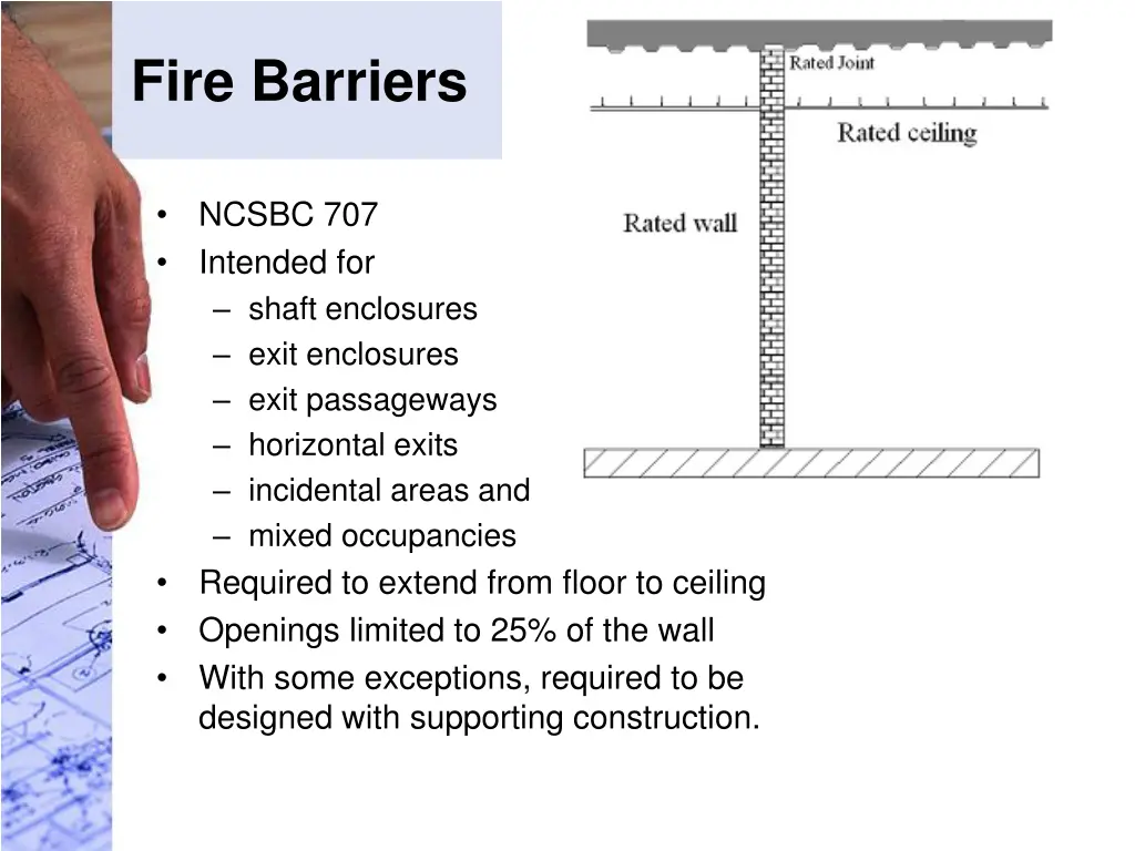 fire barriers