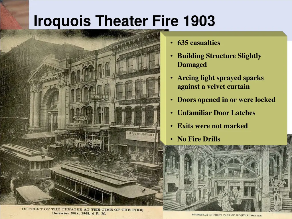 iroquois theater fire 1903