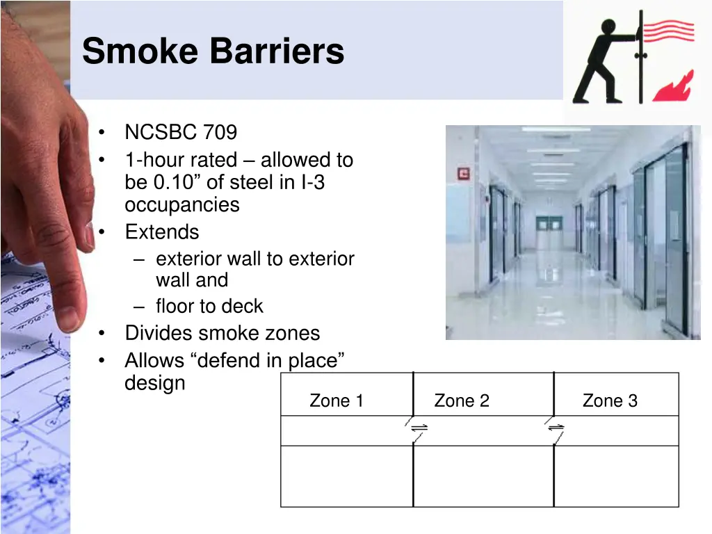 smoke barriers