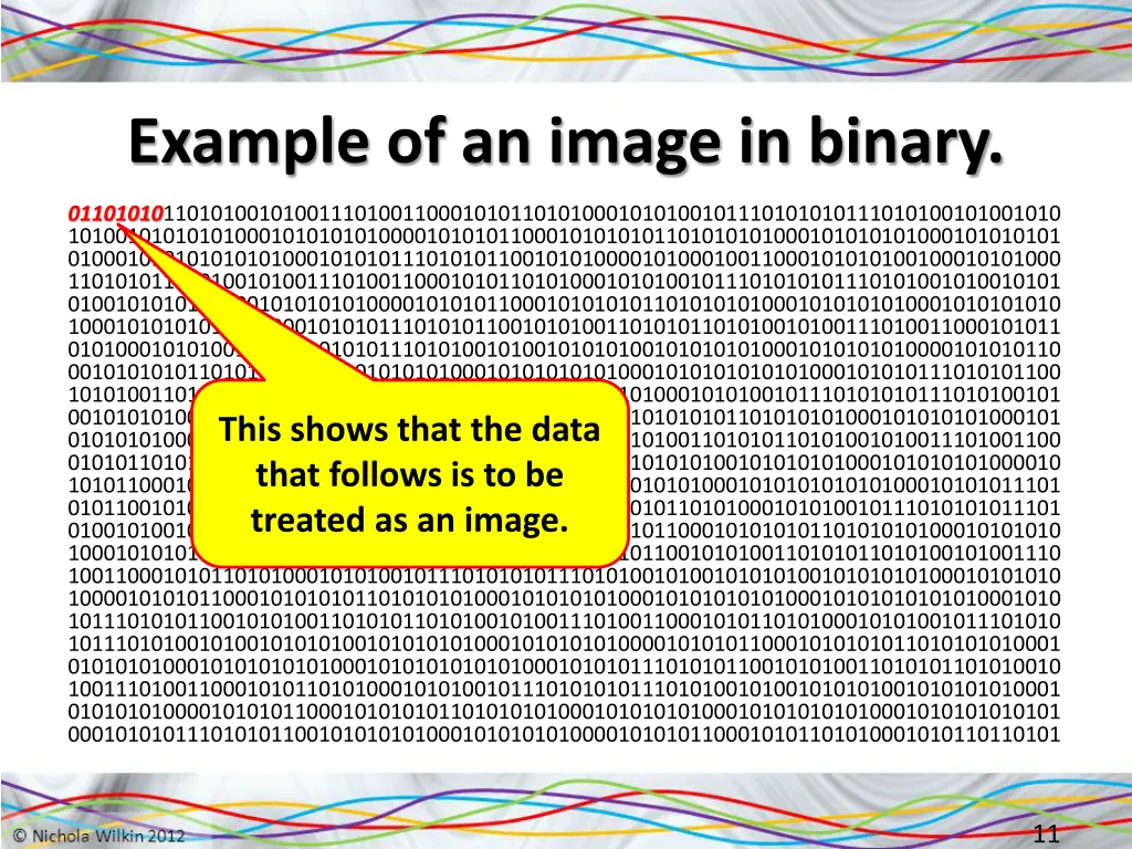 example of an image in binary 1