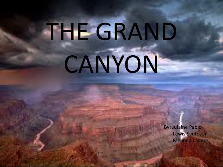 the grand canyon