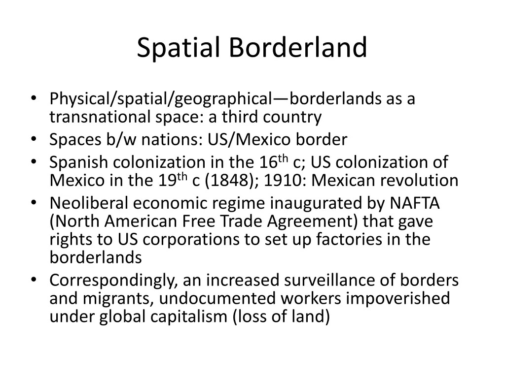 spatial borderland