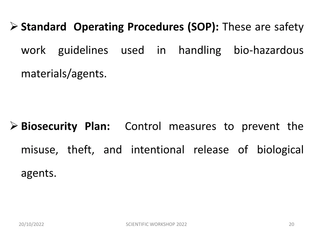 standard operating procedures sop these are safety