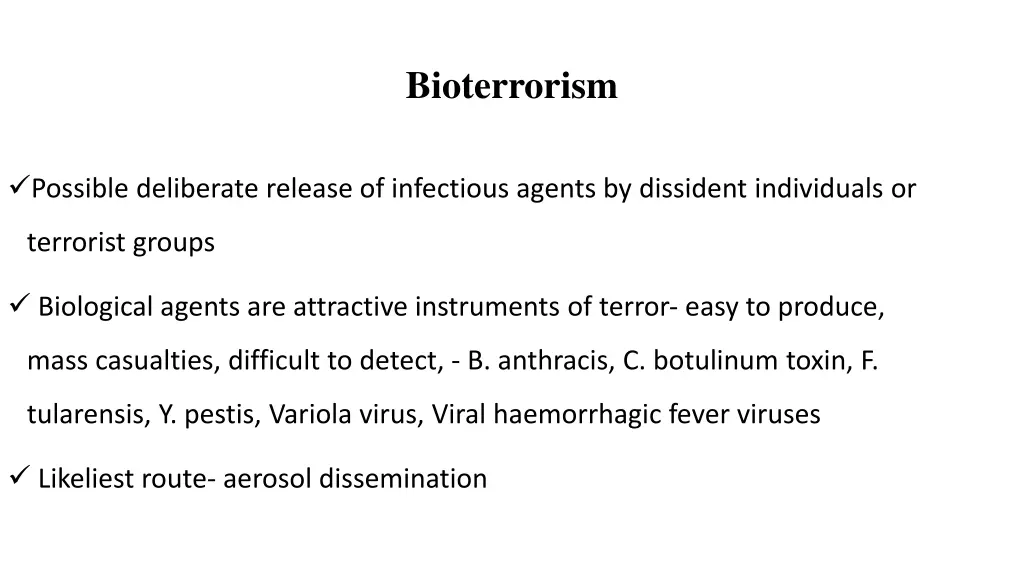 bioterrorism