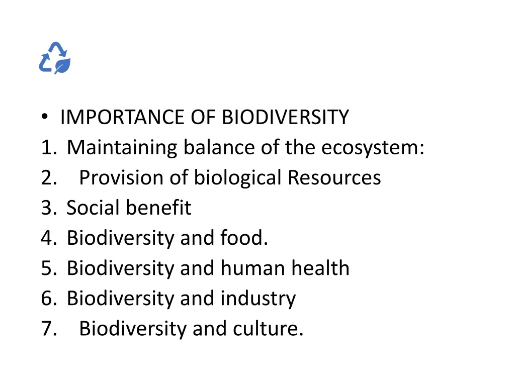 importance of biodiversity 1 maintaining balance