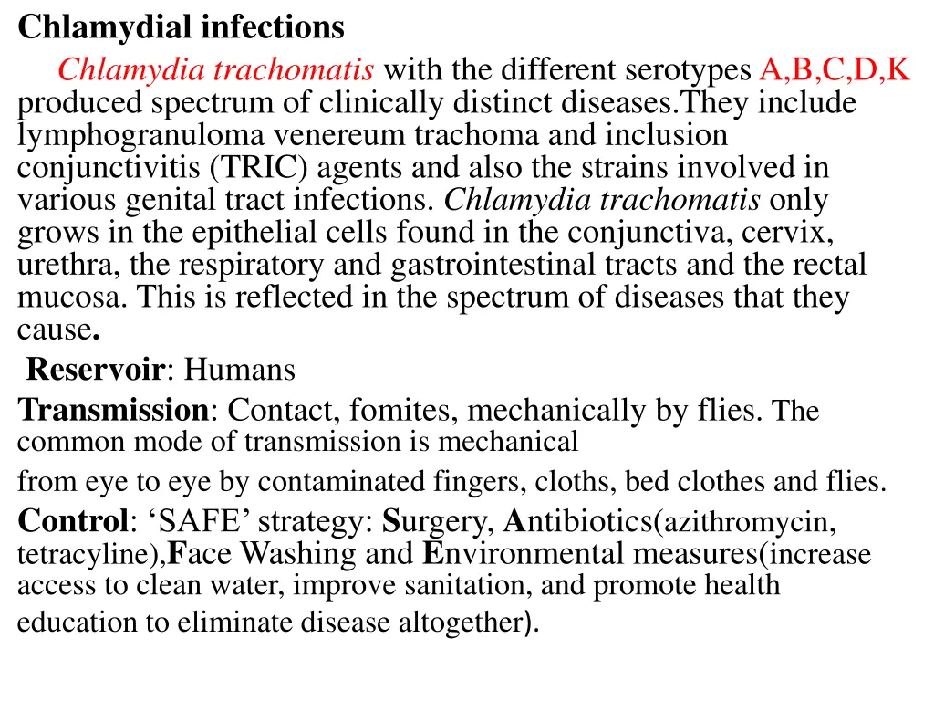 chlamydial infections chlamydia trachomatis with