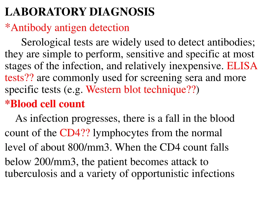 laboratory diagnosis antibody antigen detection