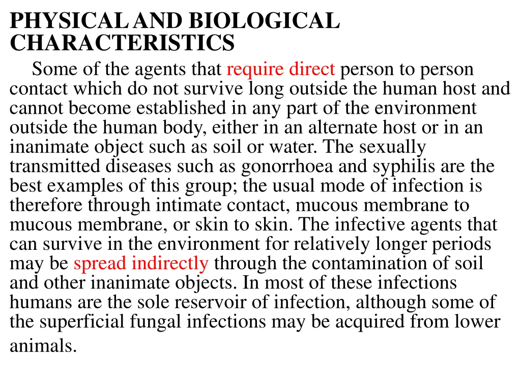 physical and biological characteristics some