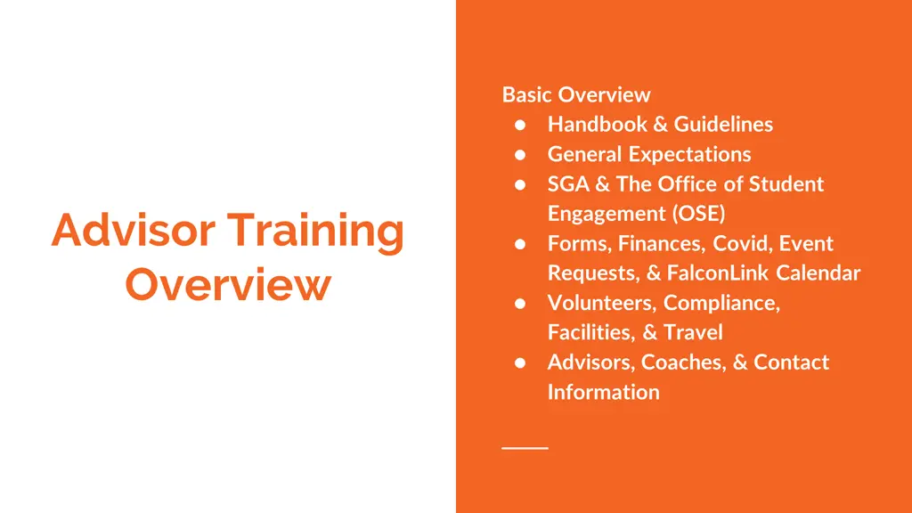 basic overview handbook guidelines general