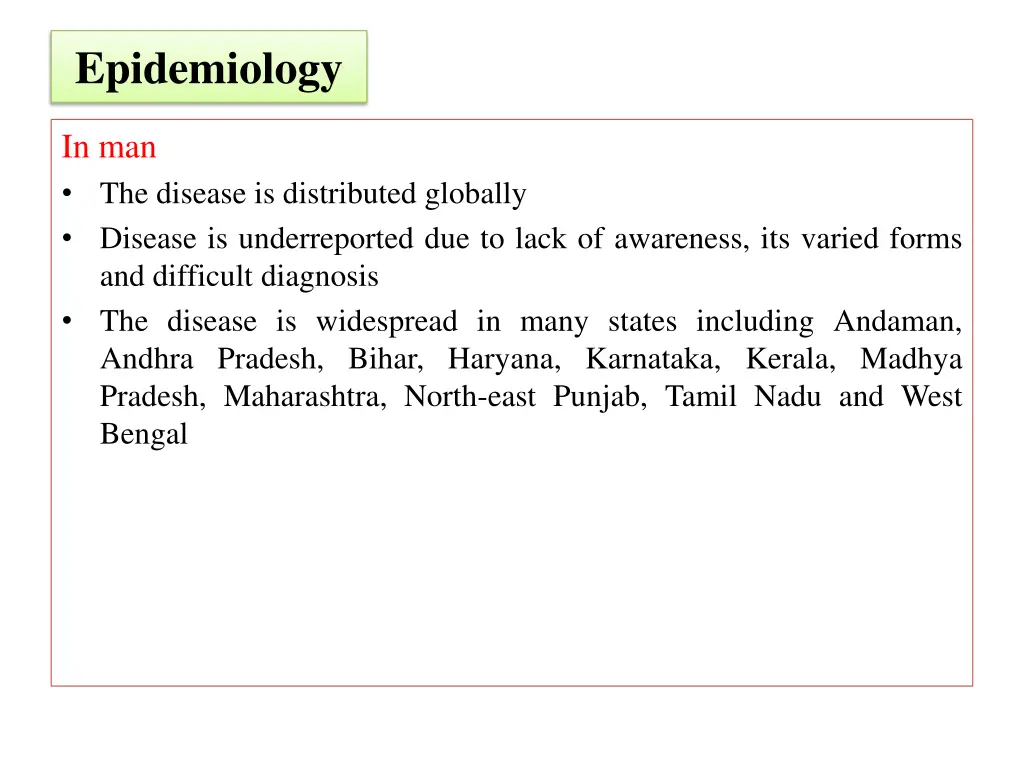 epidemiology 1