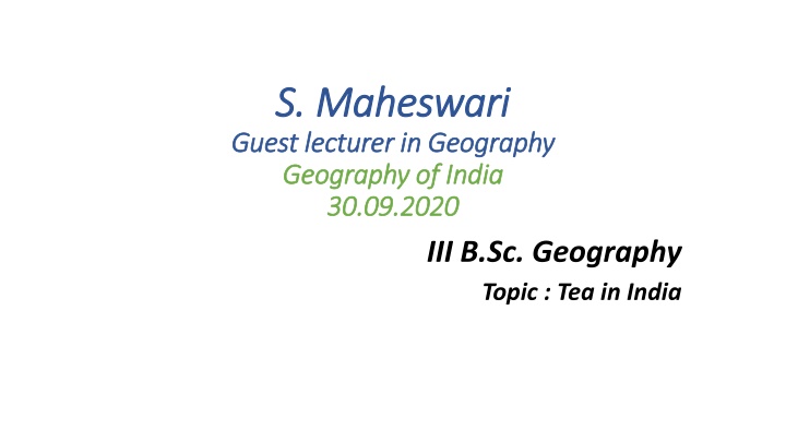 s maheswari s maheswari guest lecturer