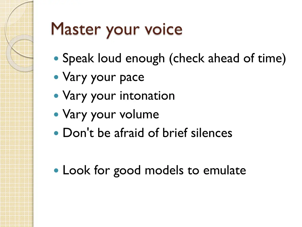 master your voice