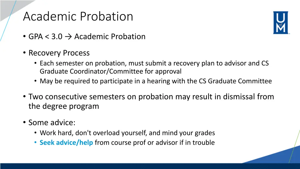 academic probation