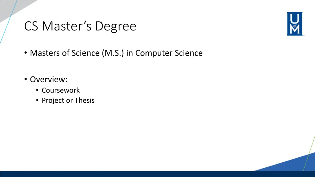 cs master s degree