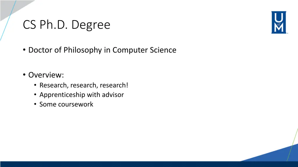 cs ph d degree