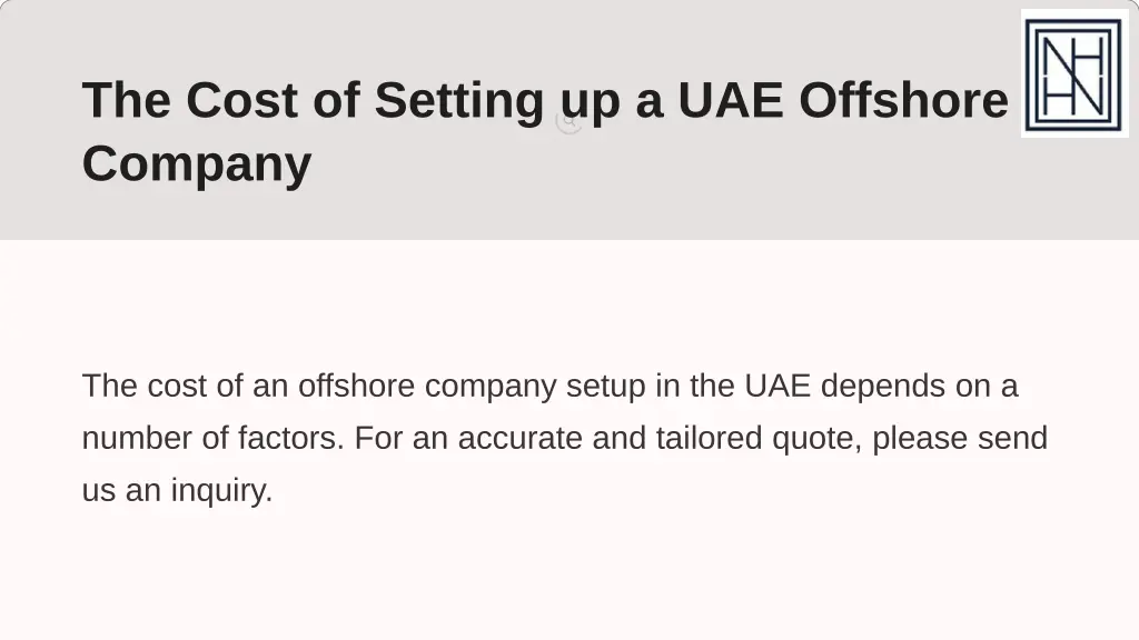 the cost of setting up a uae offshore company