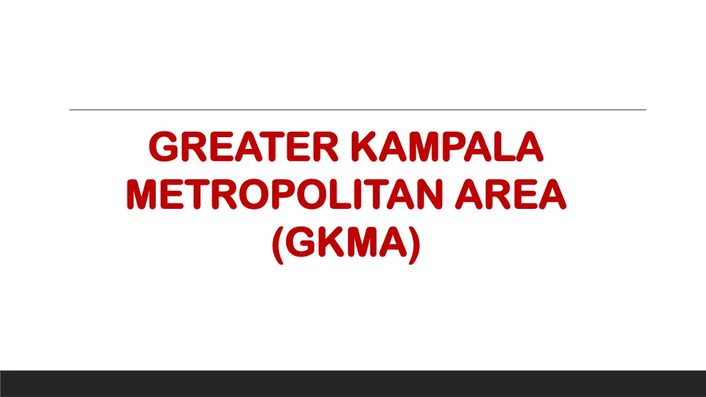 greater kampala greater kampala metropolitan area