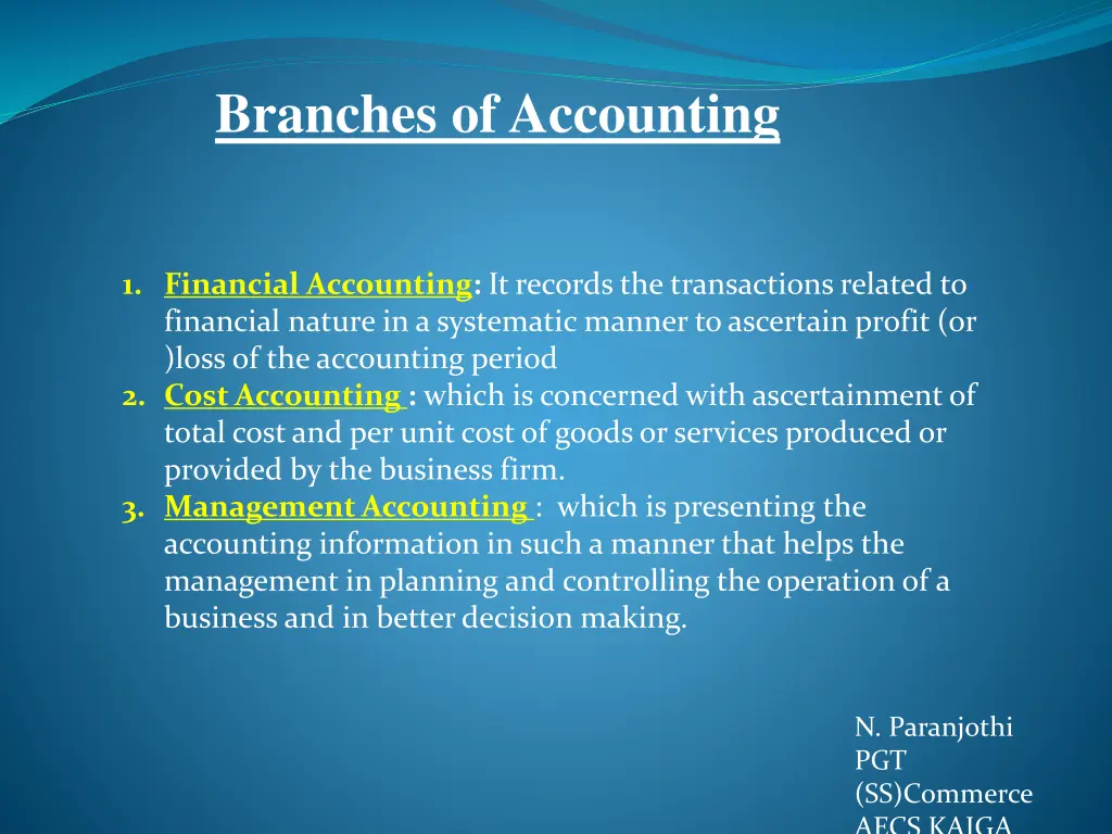 branches of accounting