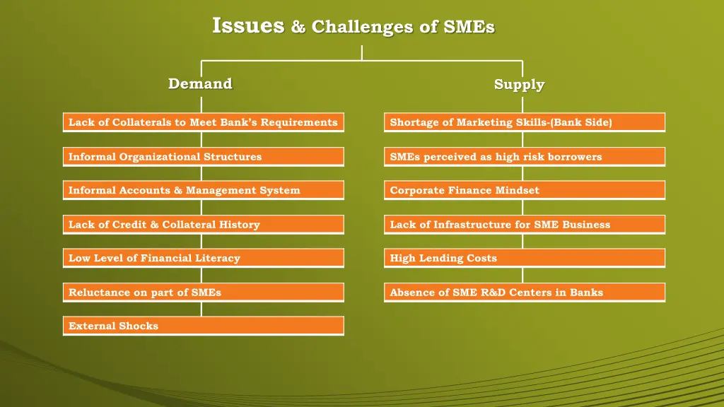 issues challenges of smes