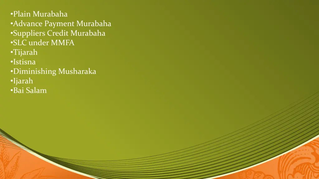 plain murabaha advance payment murabaha suppliers