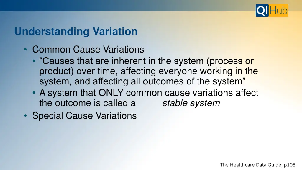 understanding variation 2