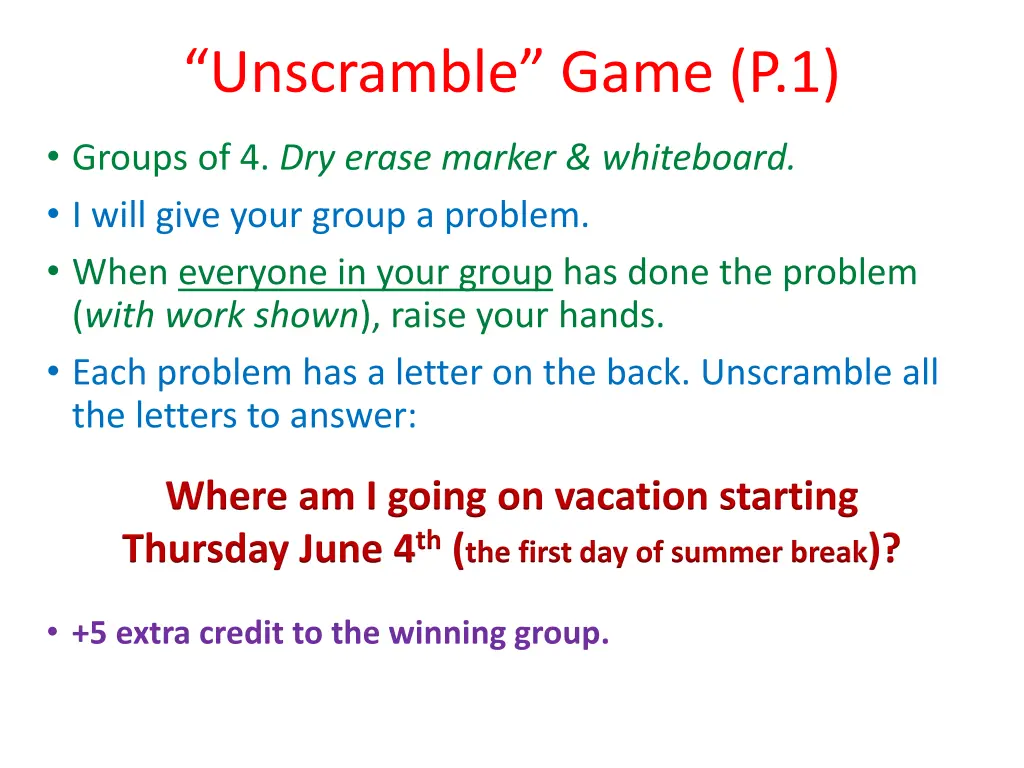 unscramble game p 1