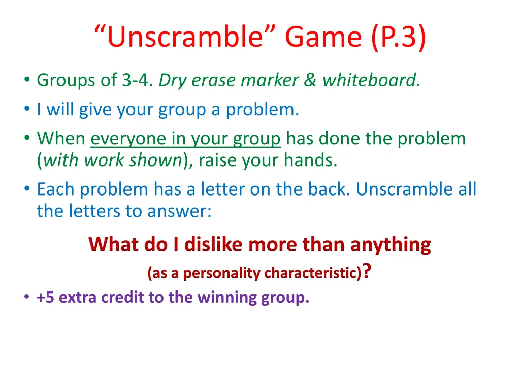 unscramble game p 3