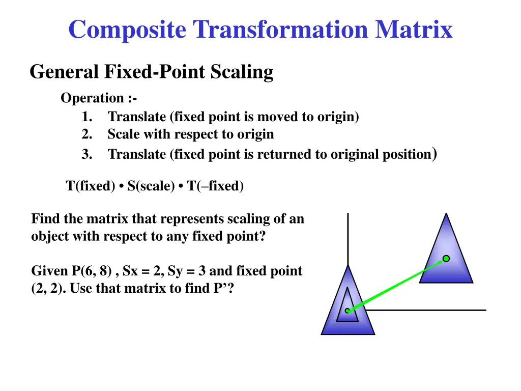 composite transformation matrix 2