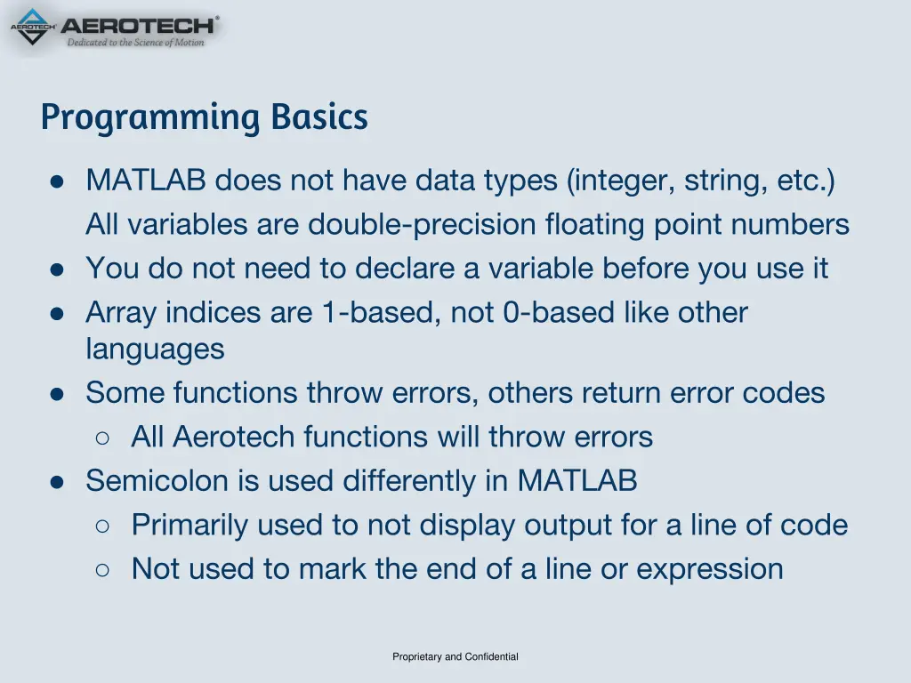 programming basics