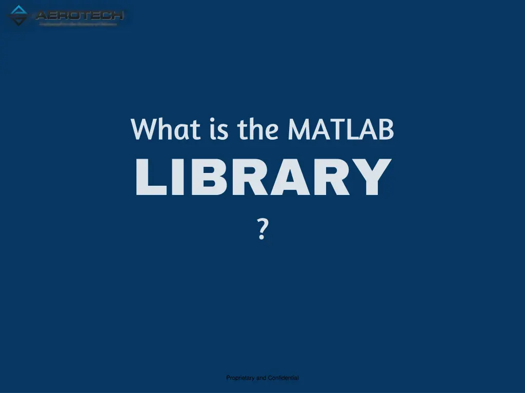 what is the matlab library