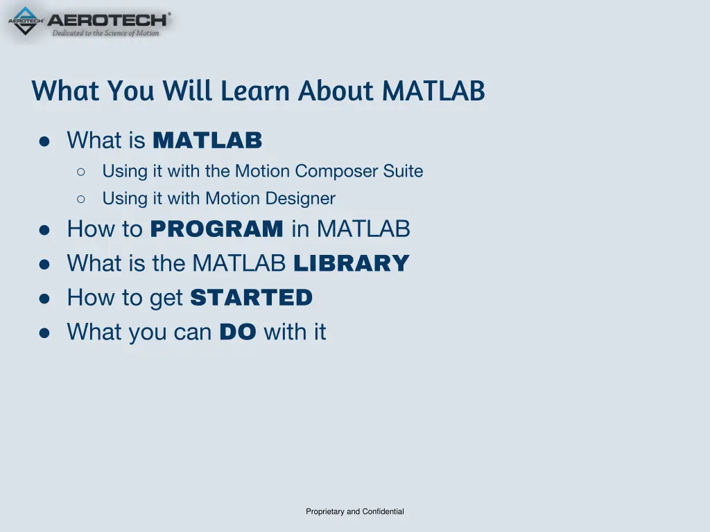 what you will learn about matlab