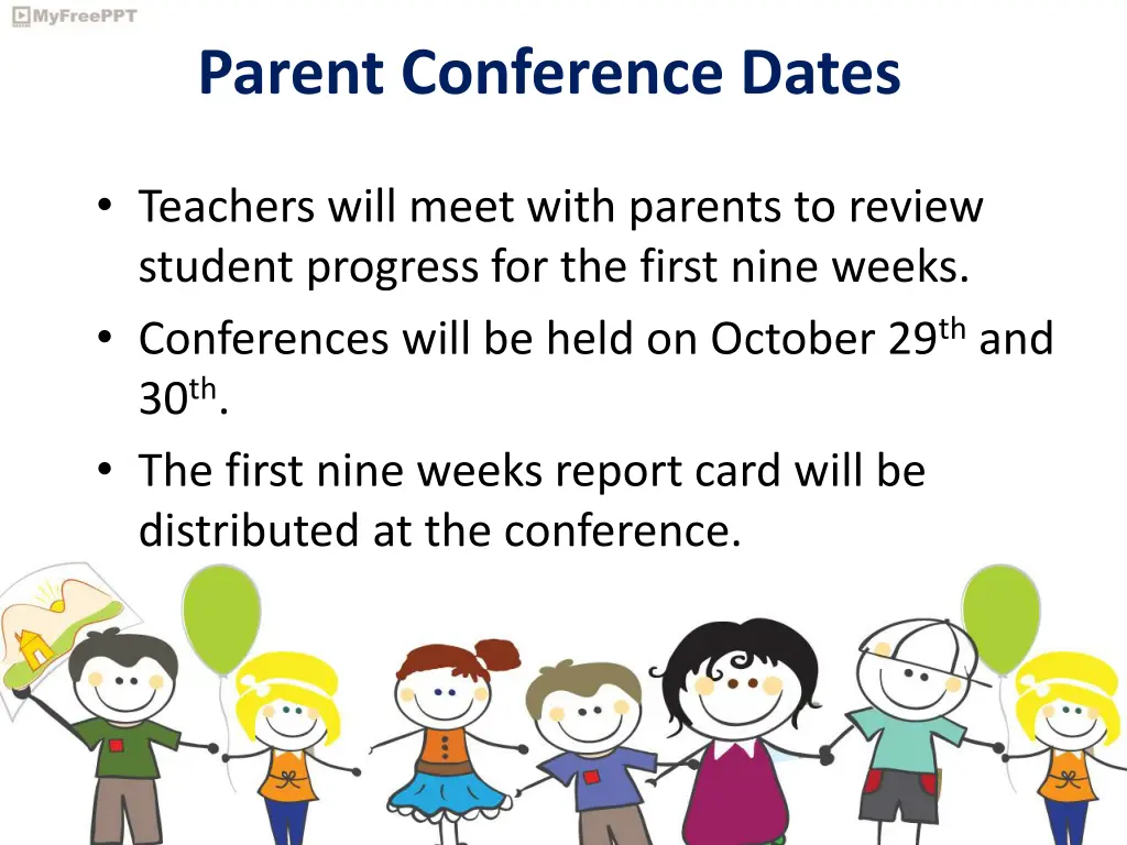 parent conference dates