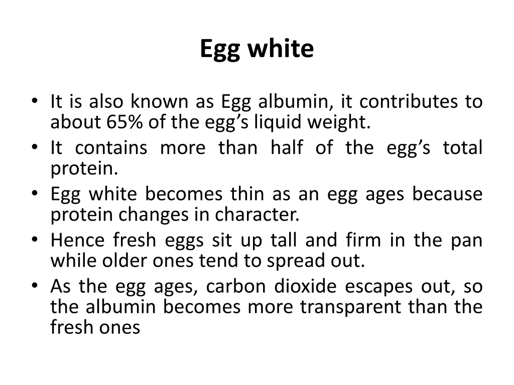 egg white