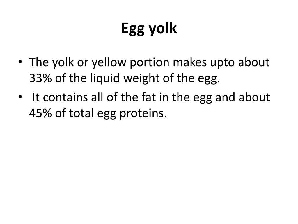 egg yolk