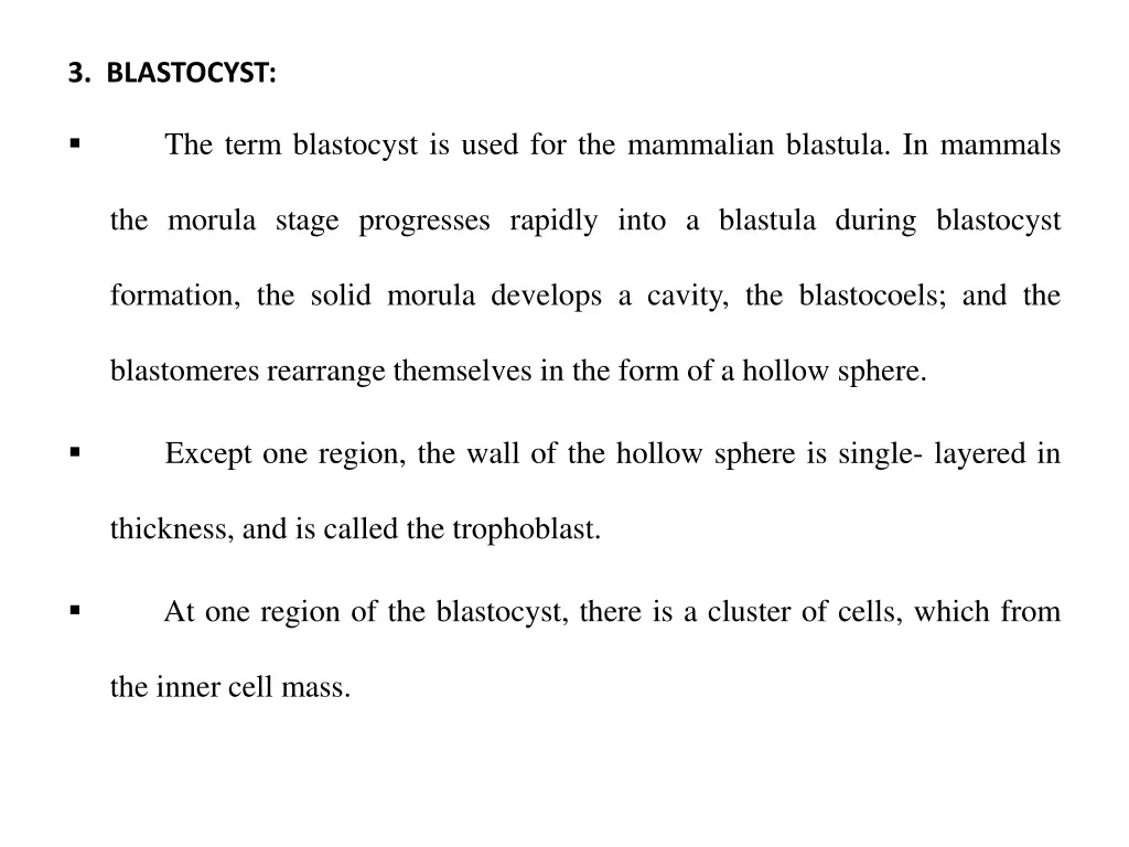 3 blastocyst