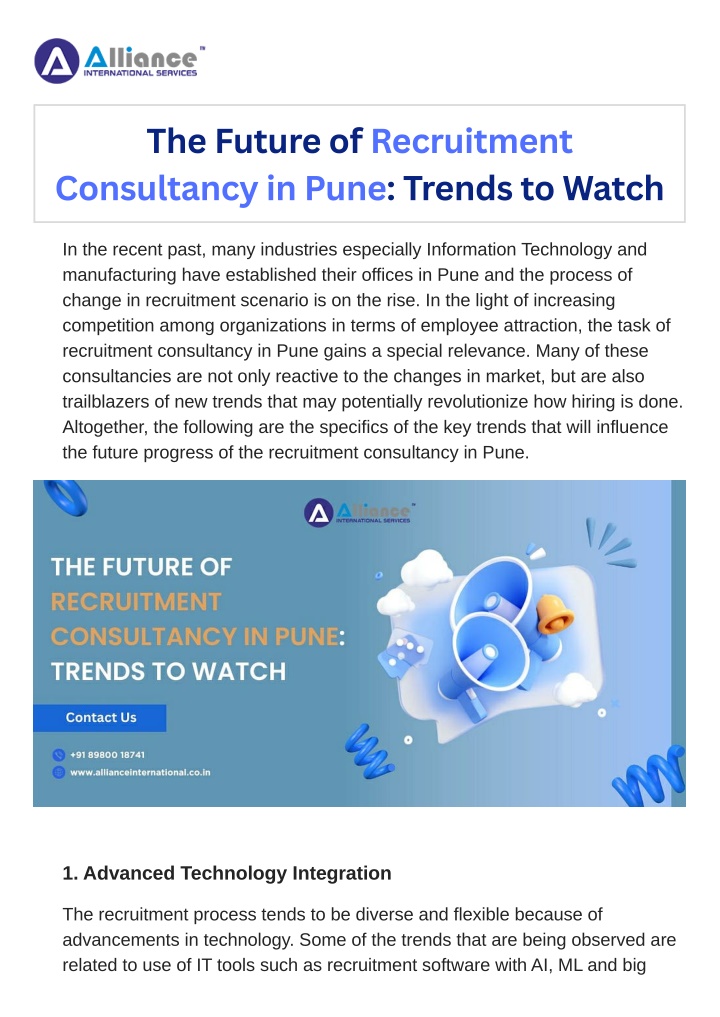 the future of recruitment consultancy in pune