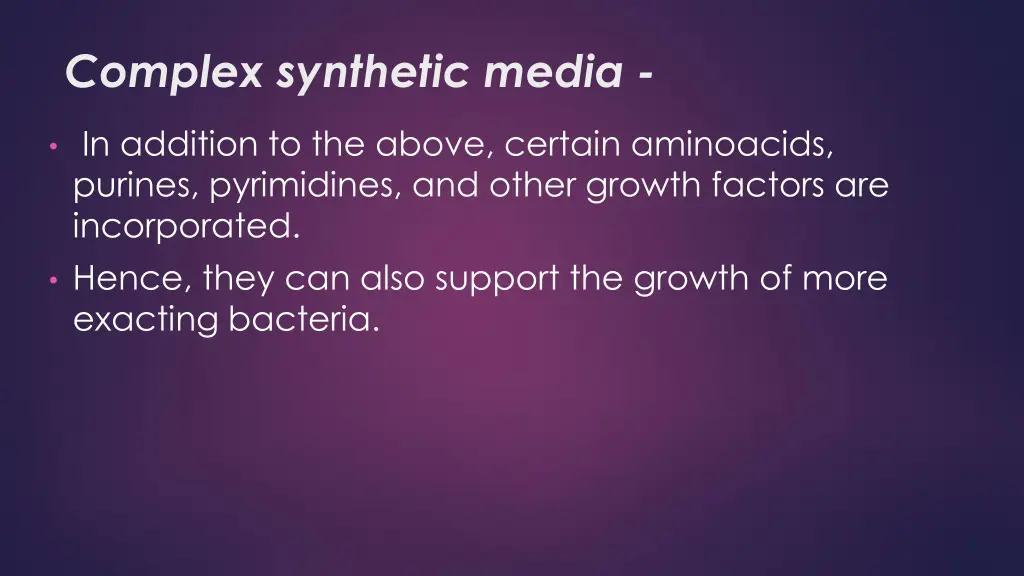 complex synthetic media