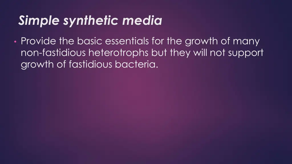 simple synthetic media