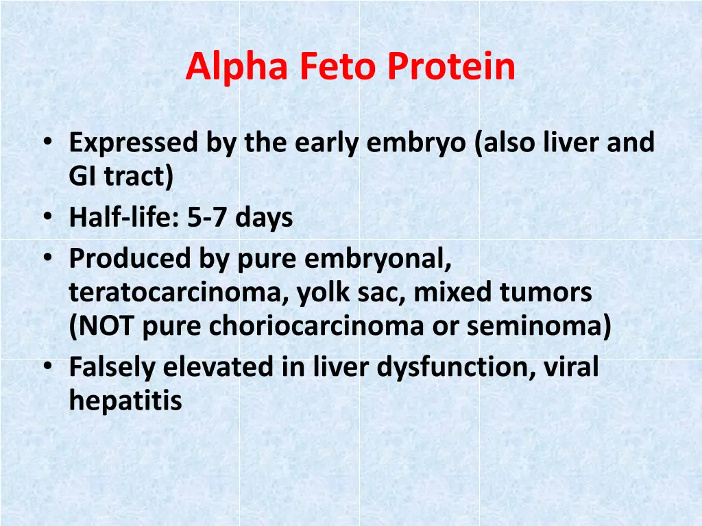 alpha feto protein