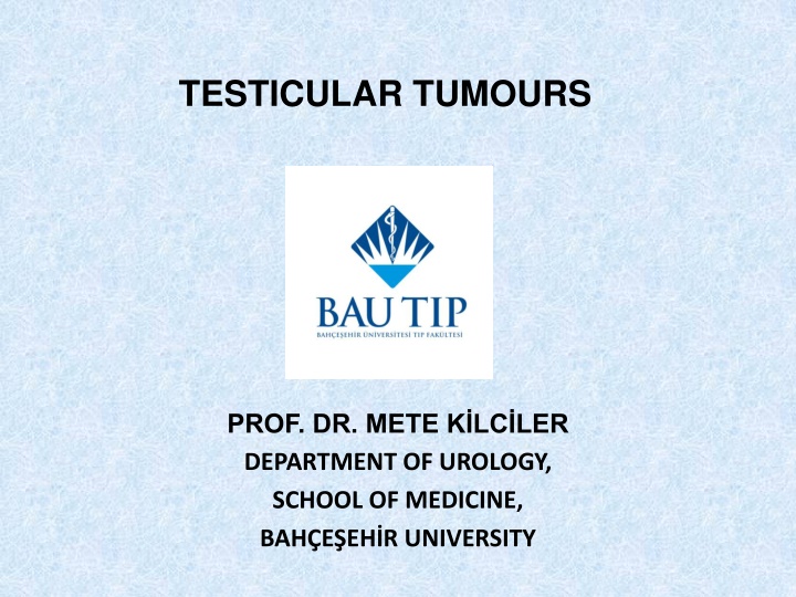 testicular tumours