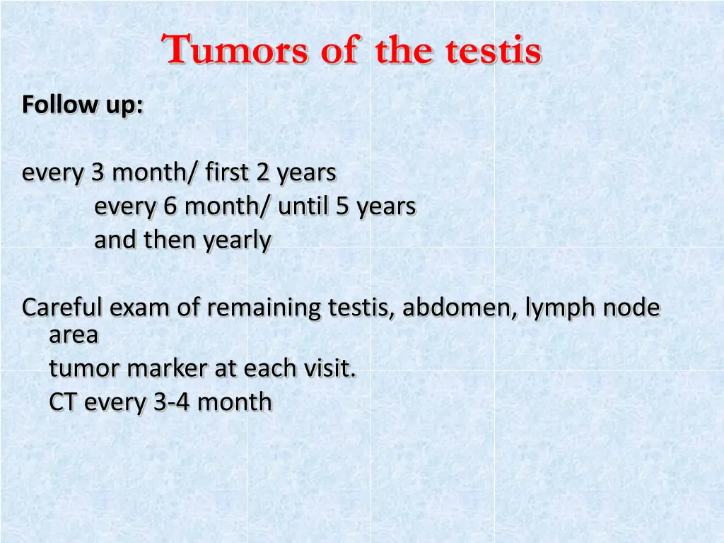 tumors of the testis 8