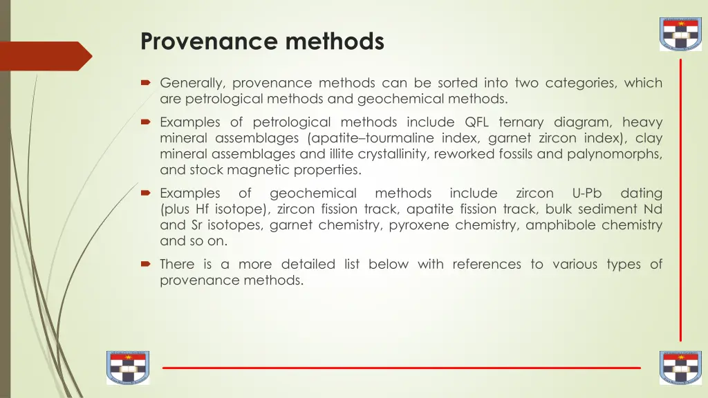 provenance methods